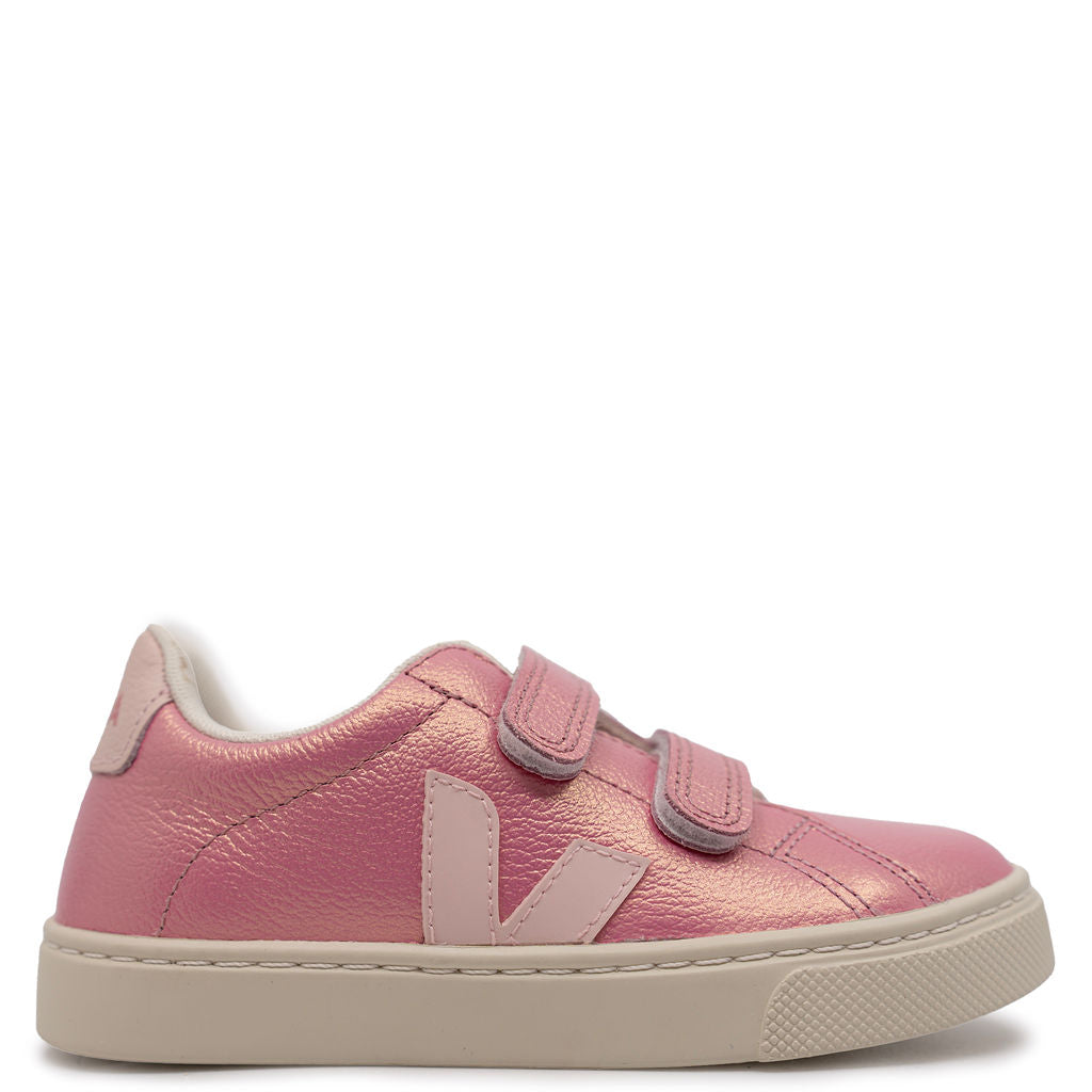 Veja Glimmer Petale Velcro Sneaker-Tassel Children Shoes