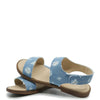 Manuela Blue Denim Velcro Sandal-Tassel Children Shoes