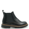 Bonpoint Mathis Black Leather Slip On Bootie-Tassel Children Shoes