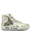 Bonpoint x Golden Goose Gold Metallic Hightop Sneaker-Tassel Children Shoes