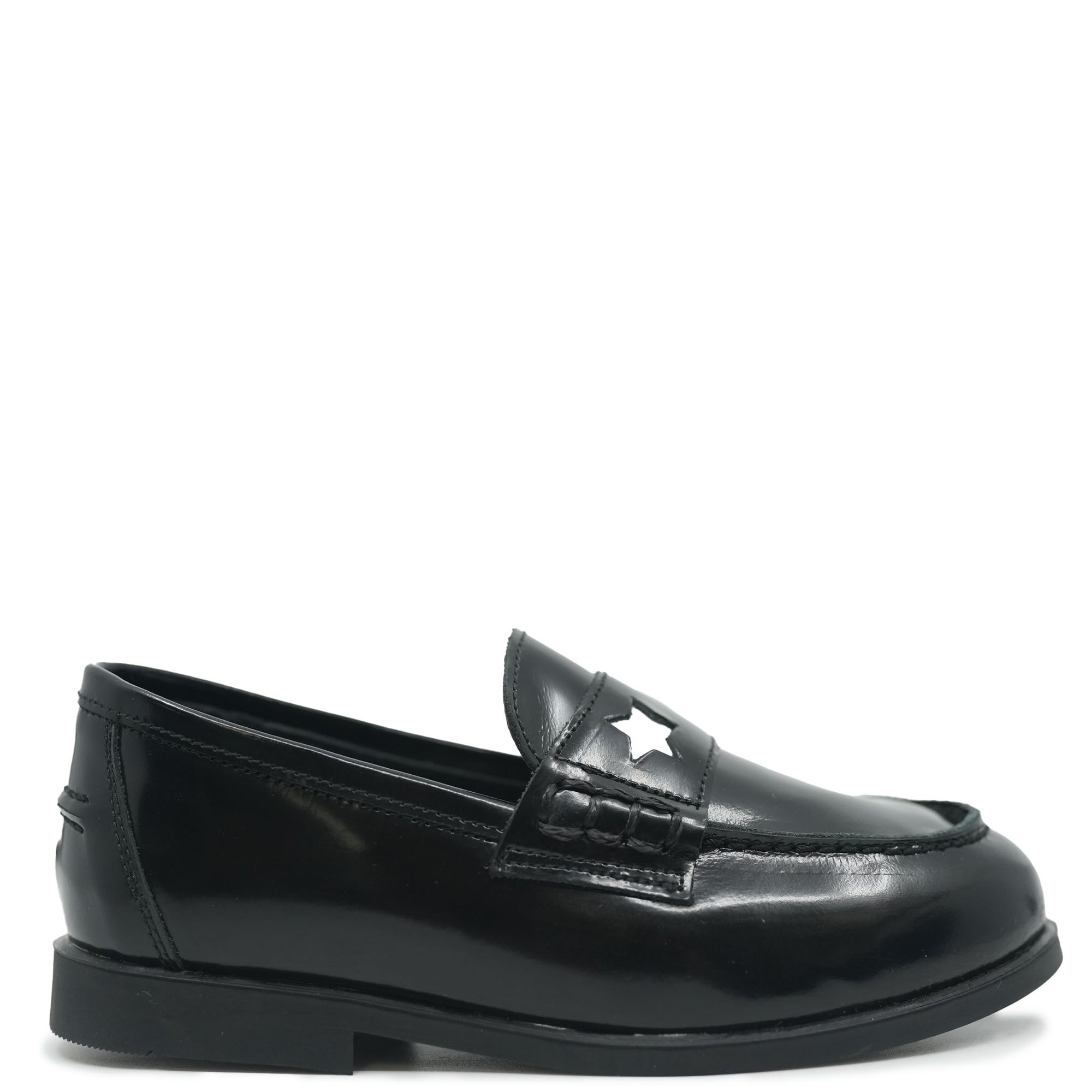 LMDI Black Stars Florentic Loafer-Tassel Children Shoes