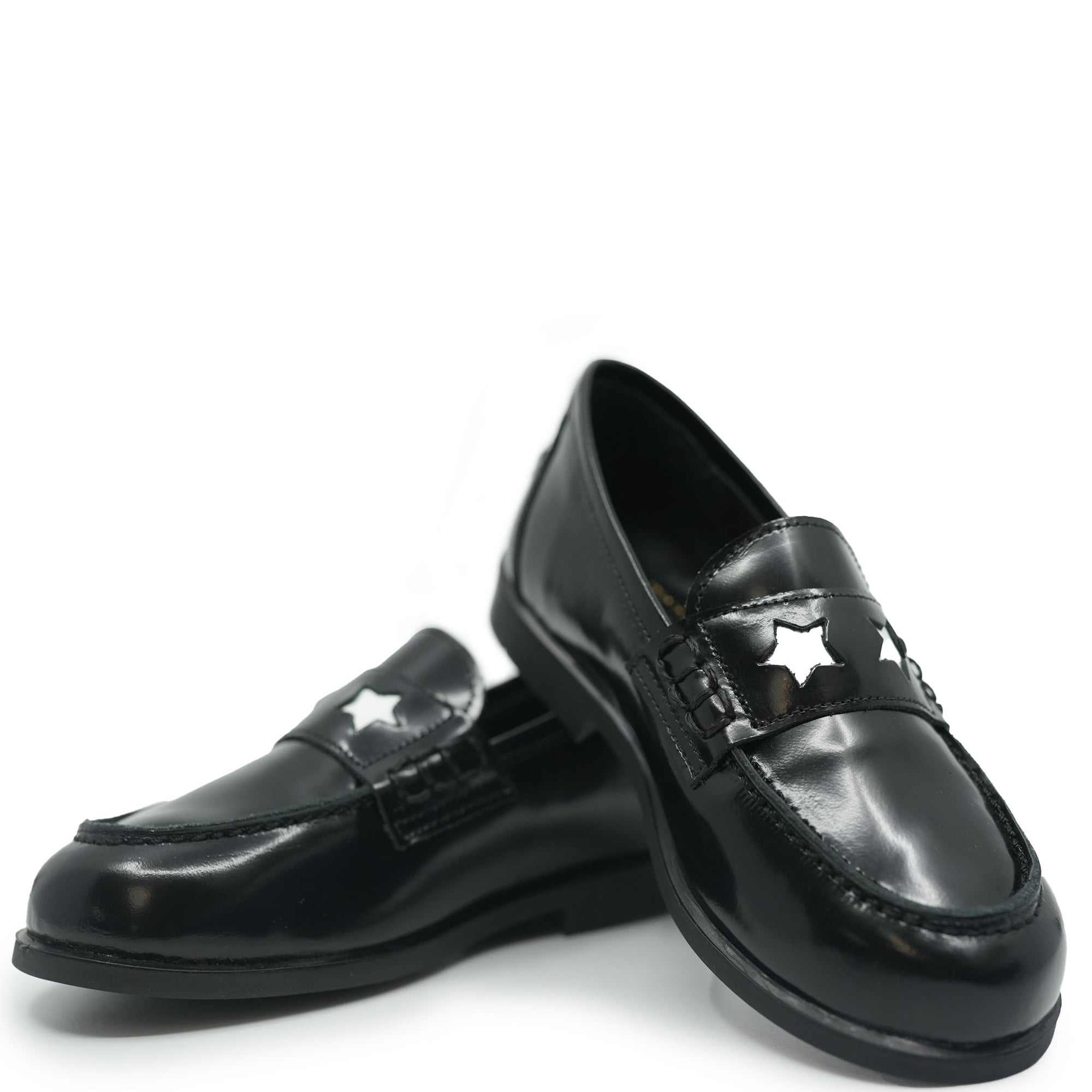 LMDI Black Stars Florentic Loafer-Tassel Children Shoes
