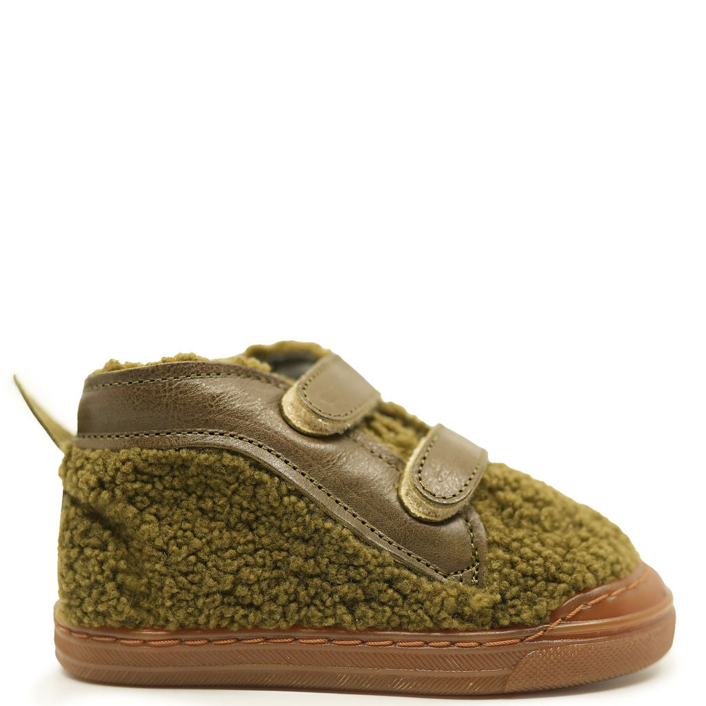 Shearling high top sneakers deals