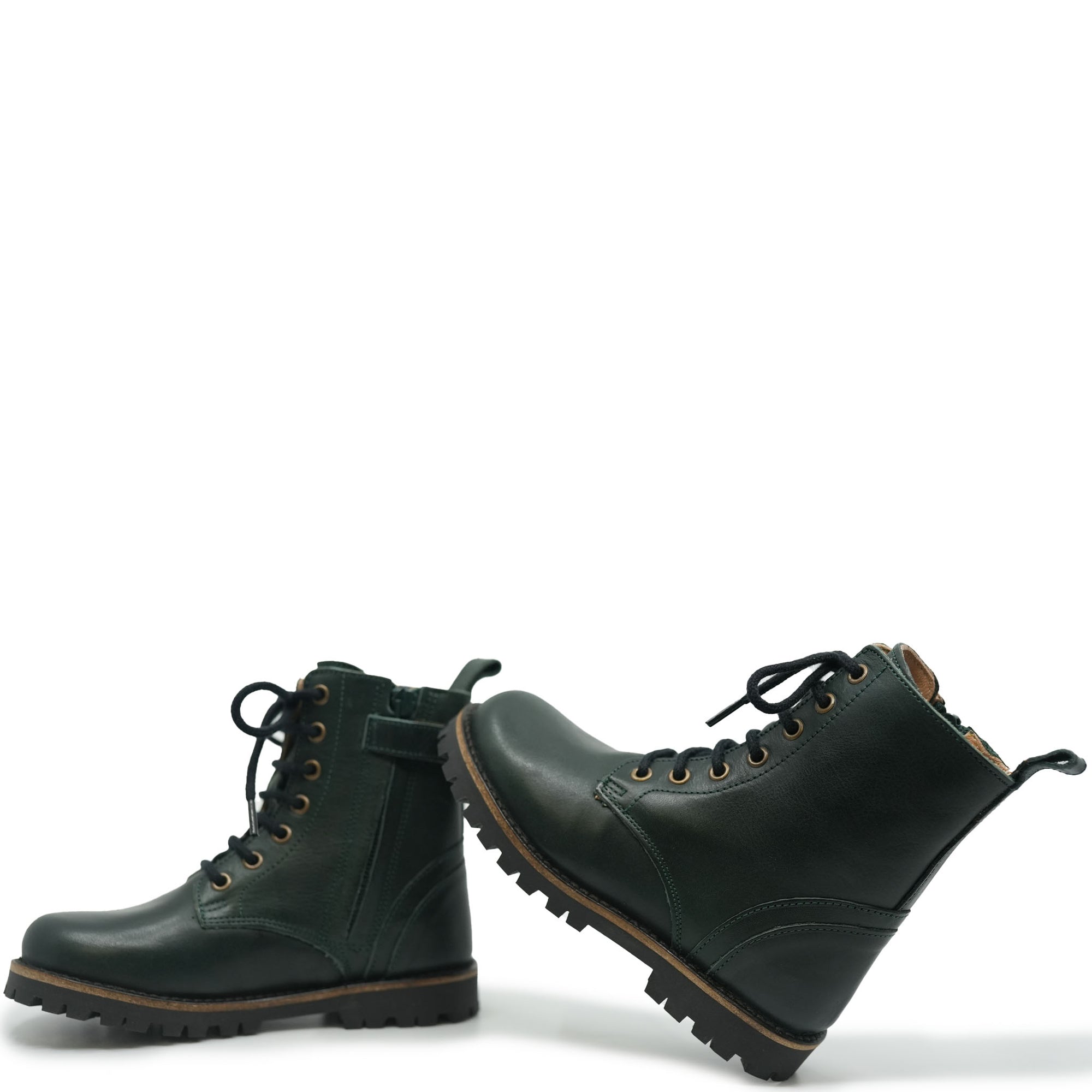 Petit Nord Kale Leather Boot-Tassel Children Shoes