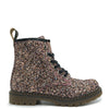 Acebos Pink Glitter Zipper Boot-Tassel Children Shoes