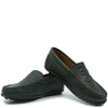 Porte Hunter Green Logo Loafer-Tassel Children Shoes