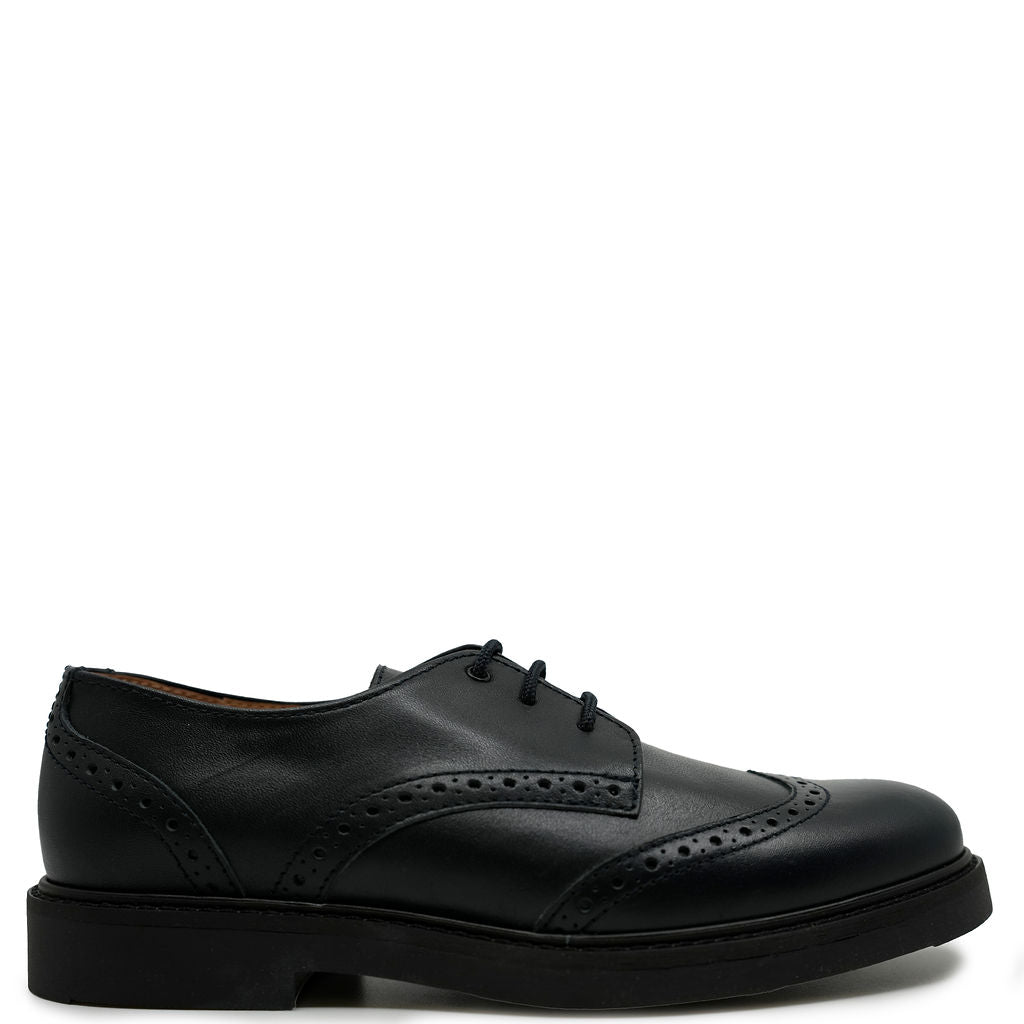 Beberlis Navy Wingtip Dress Shoe-Tassel Children Shoes