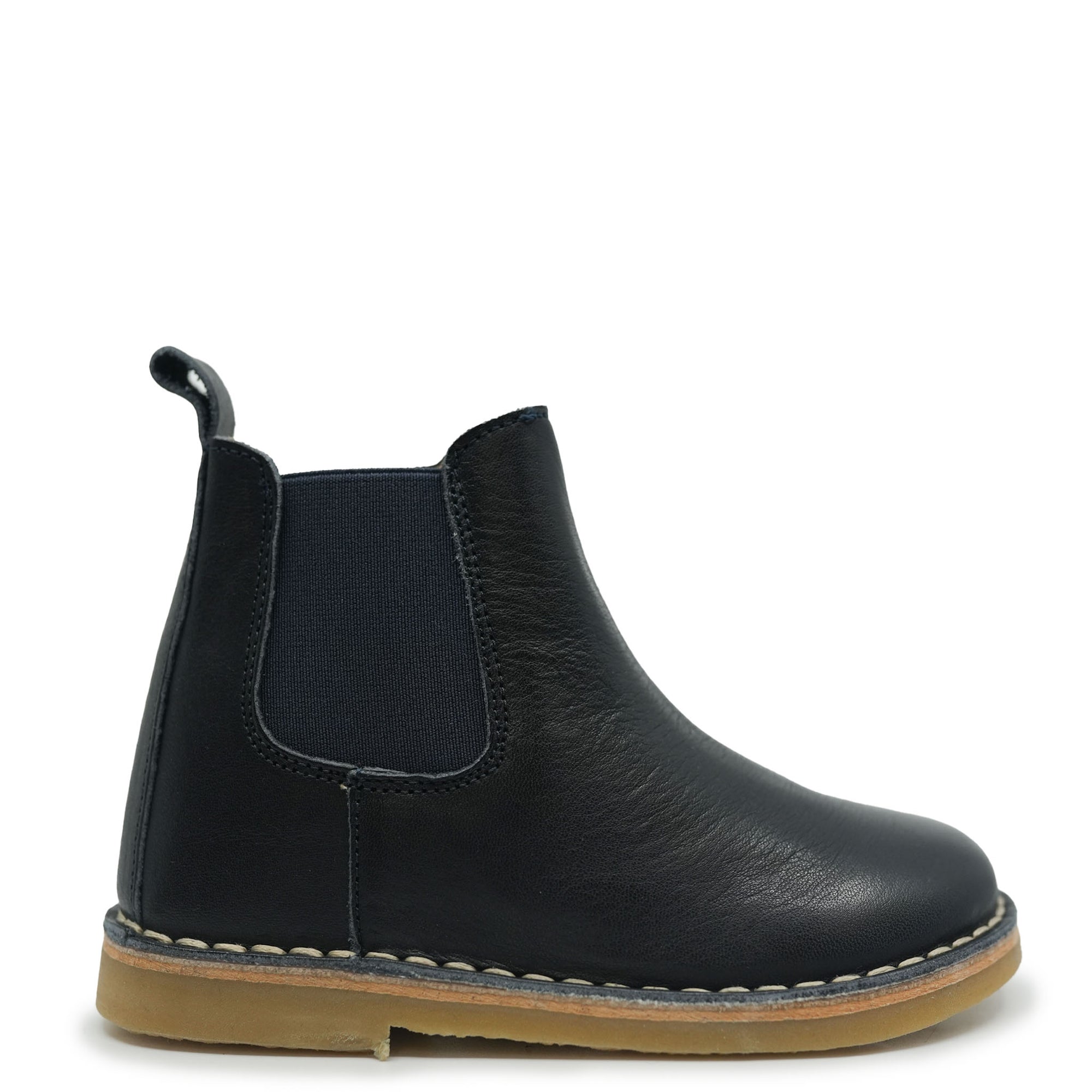 Petit Nord Navy Leather Boot-Tassel Children Shoes