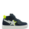 Acebos Navy Star Velcro Sneaker-Tassel Children Shoes
