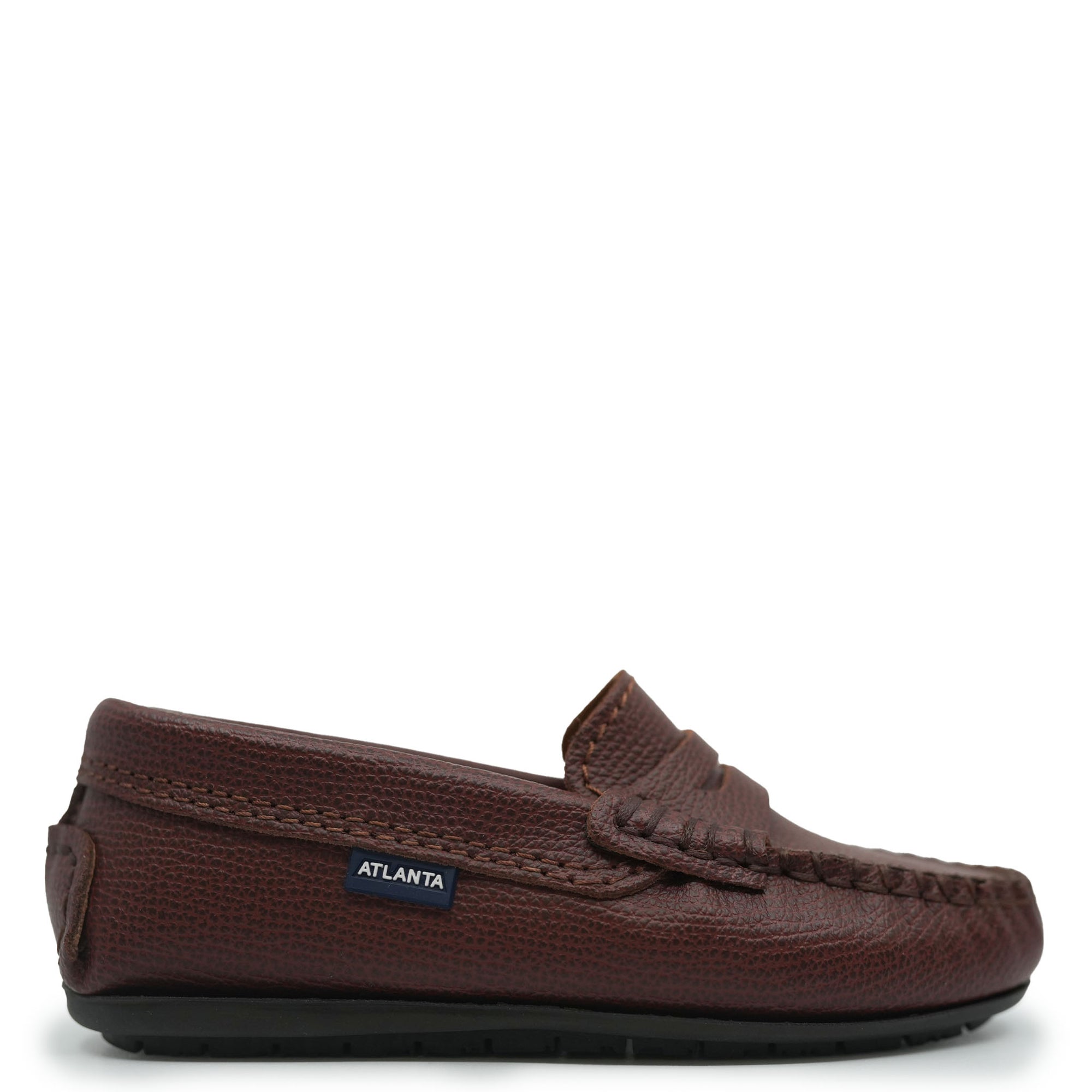 Atlanta Mocassin Rust Grainy Penny Loafer-Tassel Children Shoes