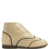 Manuela Taupe Wingtip Bootie-Tassel Children Shoes