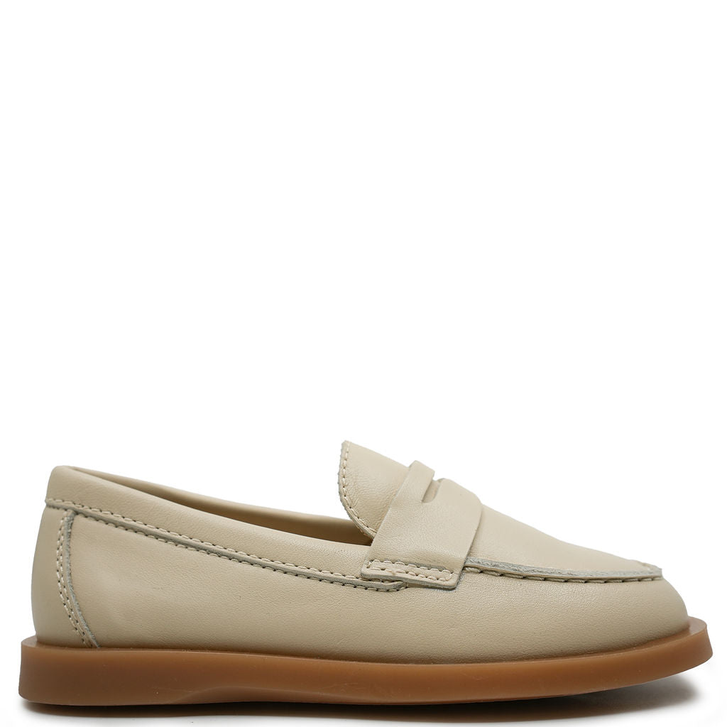 Beberlis Tan Florentic Penny Loafer-Tassel Children Shoes