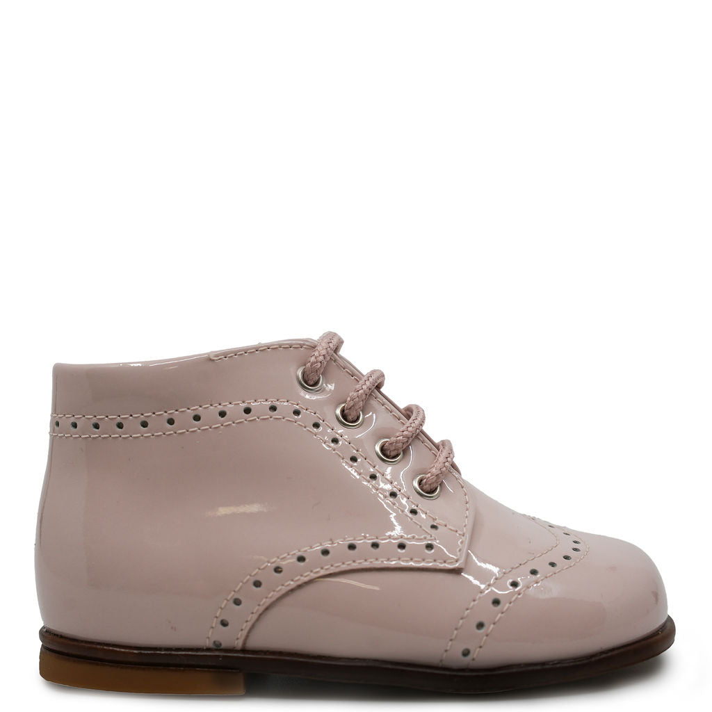 Beberlis Pink Patent Baby Bootie-Tassel Children Shoes