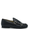 Sonatina Navy Double Monk Loafer-Tassel Children Shoes