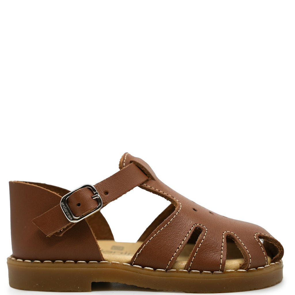 Andanines Luggage Perf Baby Sandal-Tassel Children Shoes