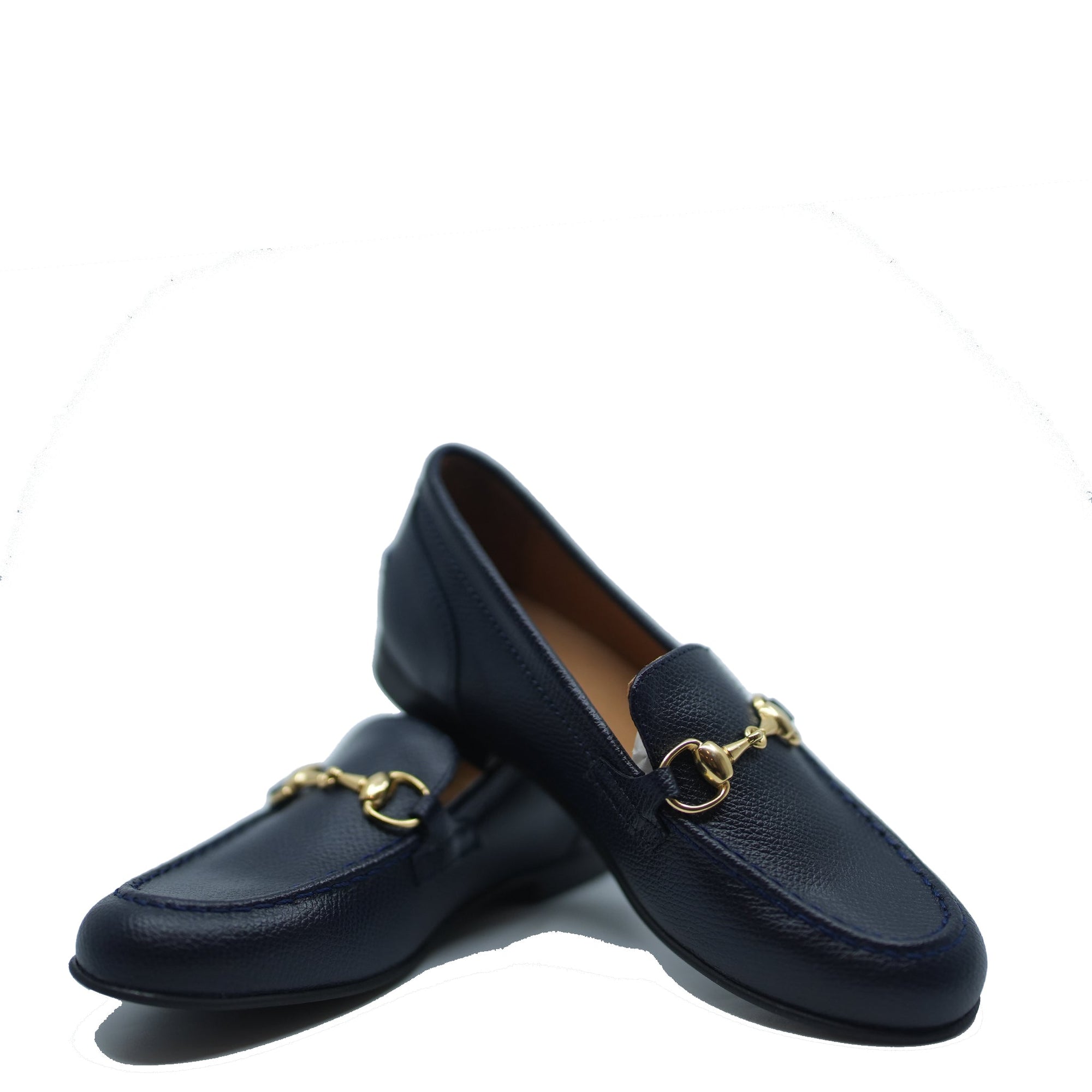 Atlanta Mocassin Blue Buckle Dress Shoe-Tassel Children Shoes