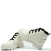 Blublonc Cream Patent Chunky Sole Bootie-Tassel Children Shoes