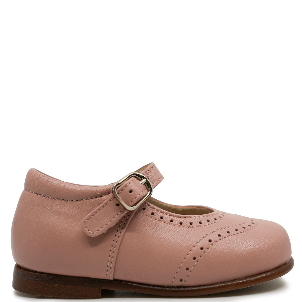 Beberlis Old Rose Wingtip Baby Mary Jane-Tassel Children Shoes