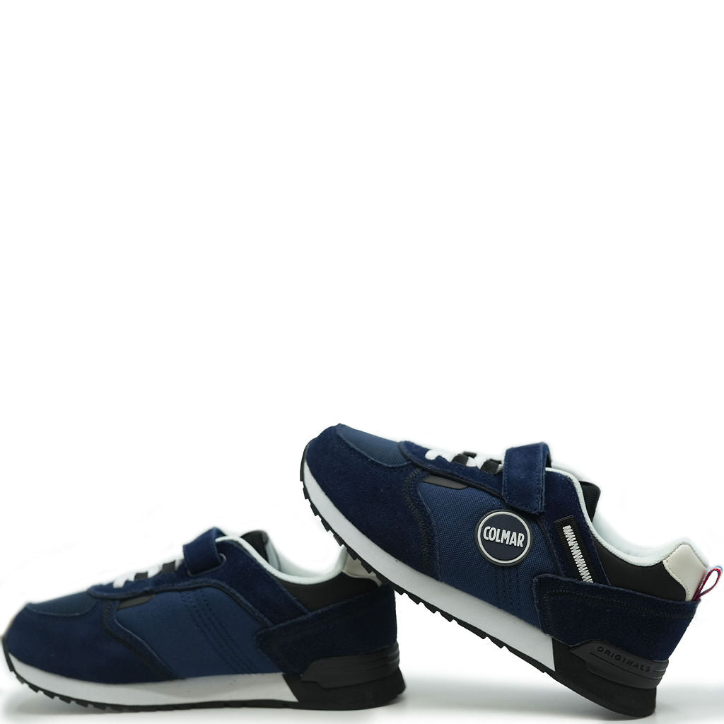 Colmar Navy Suede Sport Sneaker-Tassel Children Shoes