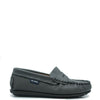 Atlanta Mocassin Gray Grain Penny Loafer-Tassel Children Shoes