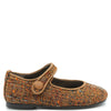 Papanatas Rust Tweed Mary Jane-Tassel Children Shoes
