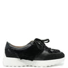 Papanatas Black Fur Sneaker-Tassel Children Shoes