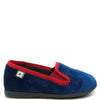 Bonton navy velvet smoking loafer-Tassel Children Shoes