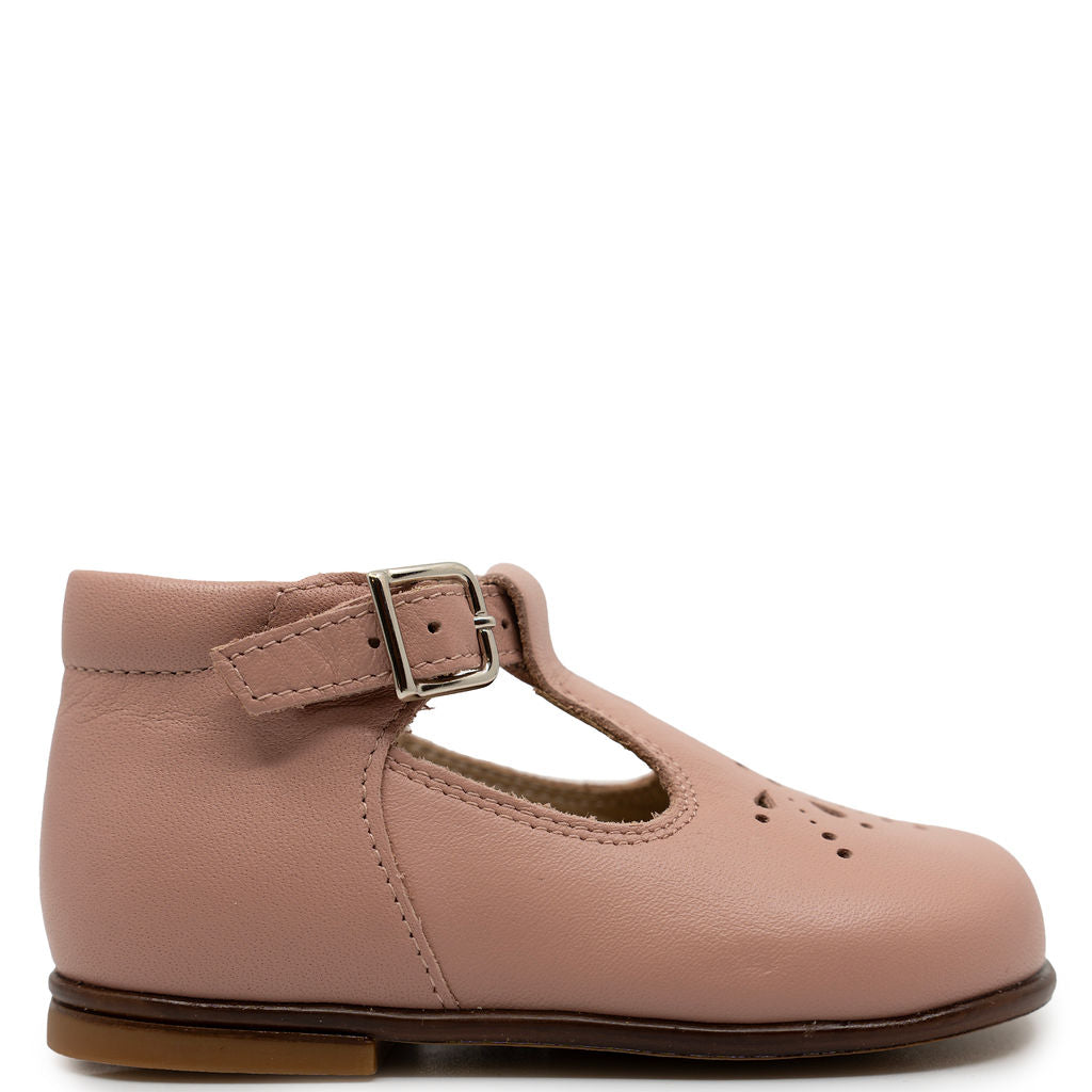 Beberlis Candy Pink Perfarated Baby Shoe-Tassel Children Shoes