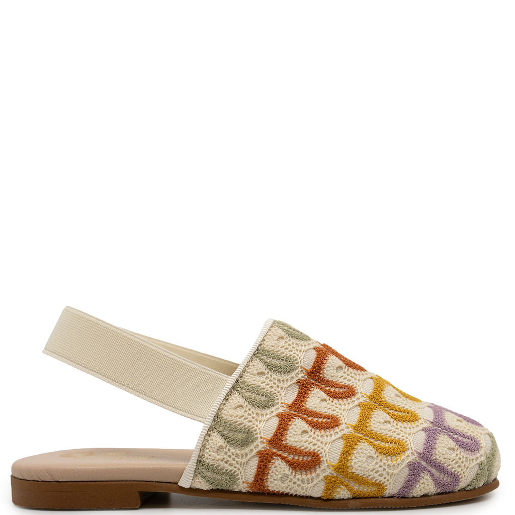 LMDI Missoni Crochet Mule-Tassel Children Shoes