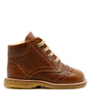 Angulus Cognac Wingtip Baby Bootie-Tassel Children Shoes
