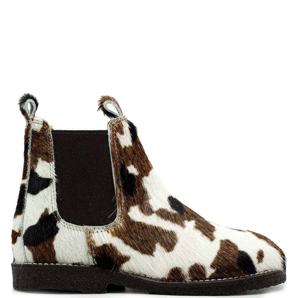 Angulus Cowhide Boot-Tassel Children Shoes