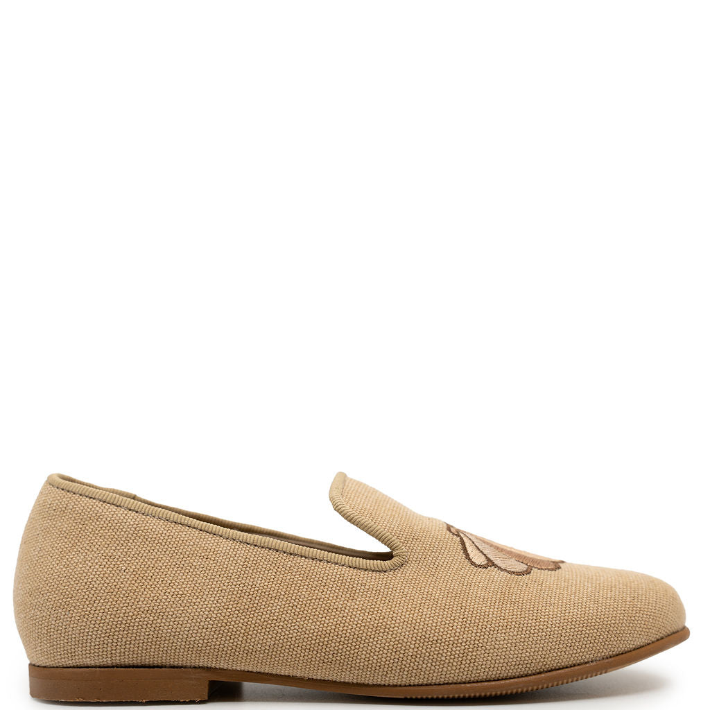 LMDI Sand Seashell Smoking Loafer-Tassel Children Shoes
