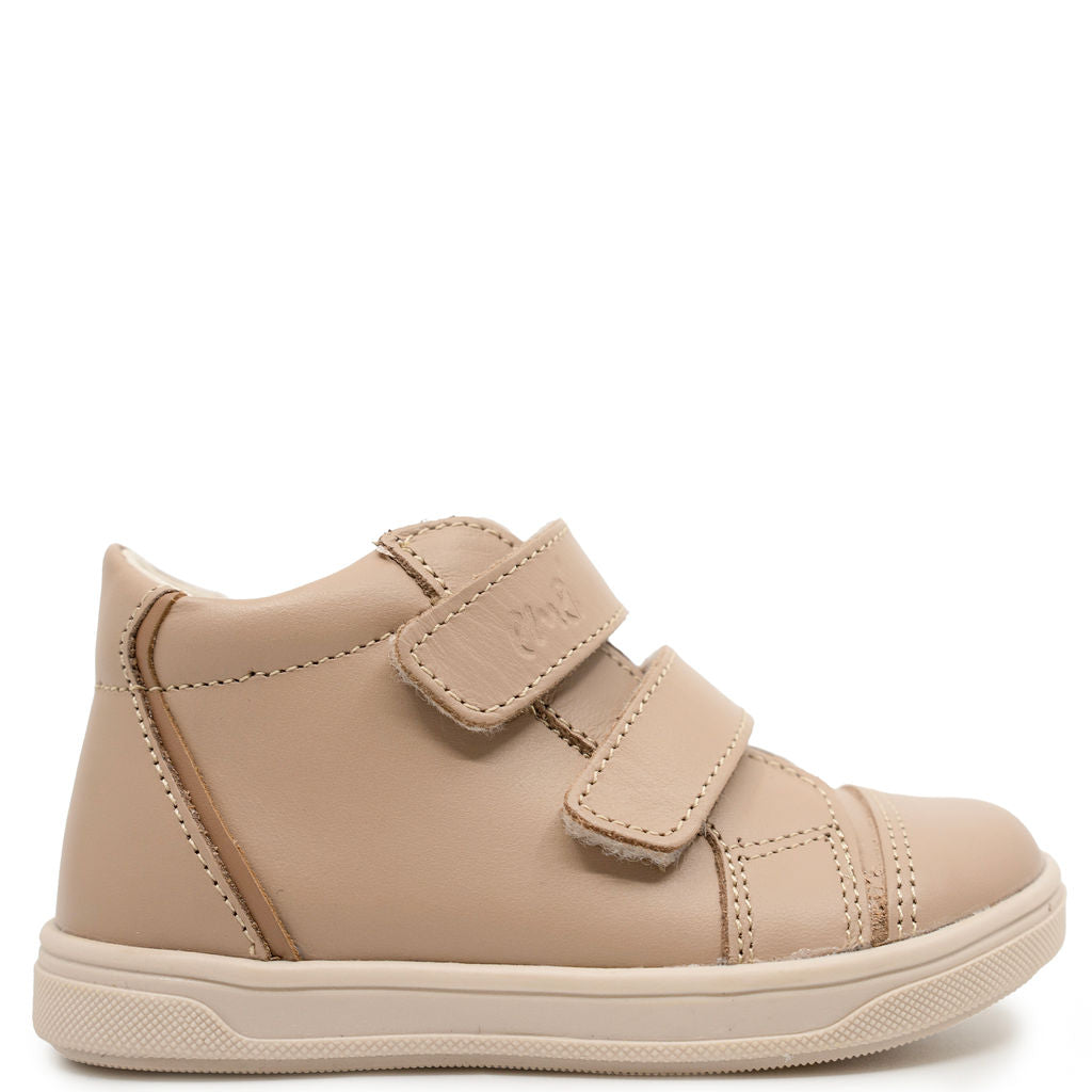 Emel Stone Taupe Baby Sneaker-Tassel Children Shoes
