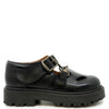 Pepe Black Buckle T Strap-Tassel Children Shoes