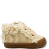 Pepe Sand Fur Velcro Mid Top Sneaker-Tassel Children Shoes
