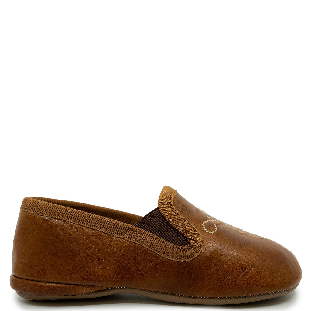 Pepe Luggage Embroidered Slipper Loafer-Tassel Children Shoes