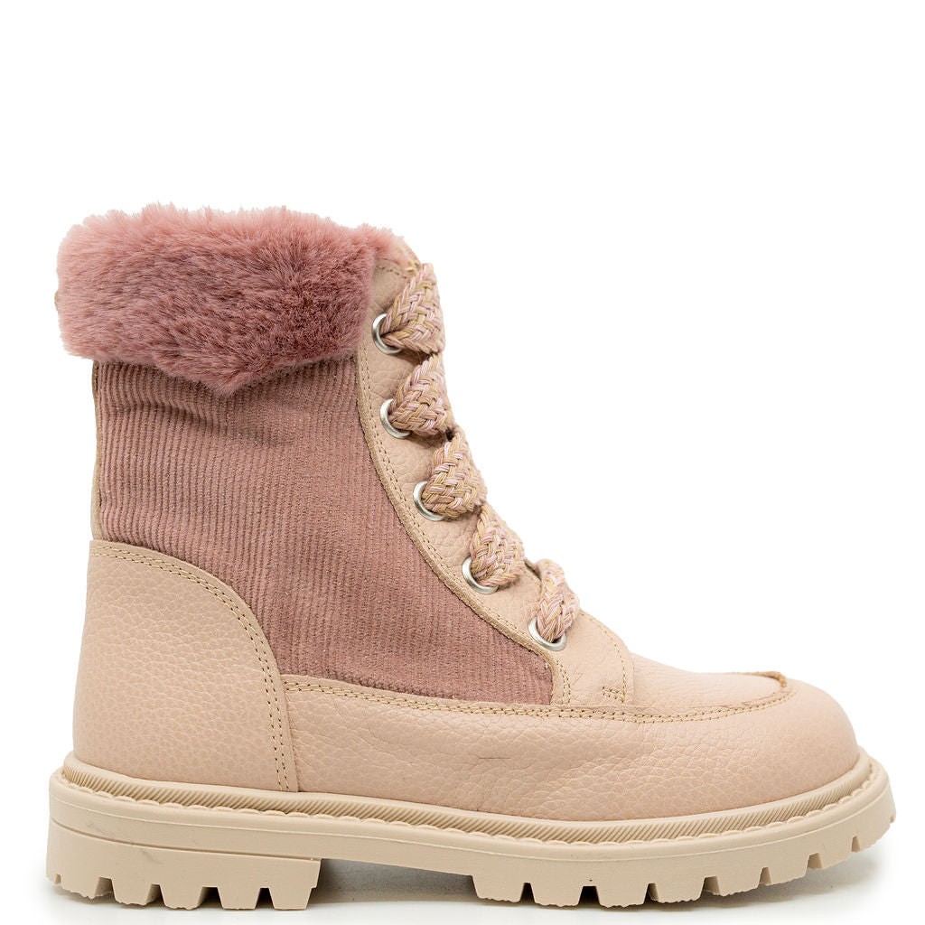 Andanines Rosa Fur Boot-Tassel Children Shoes