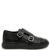 Blublonc Black Captoe Dress Sneaker-Tassel Children Shoes