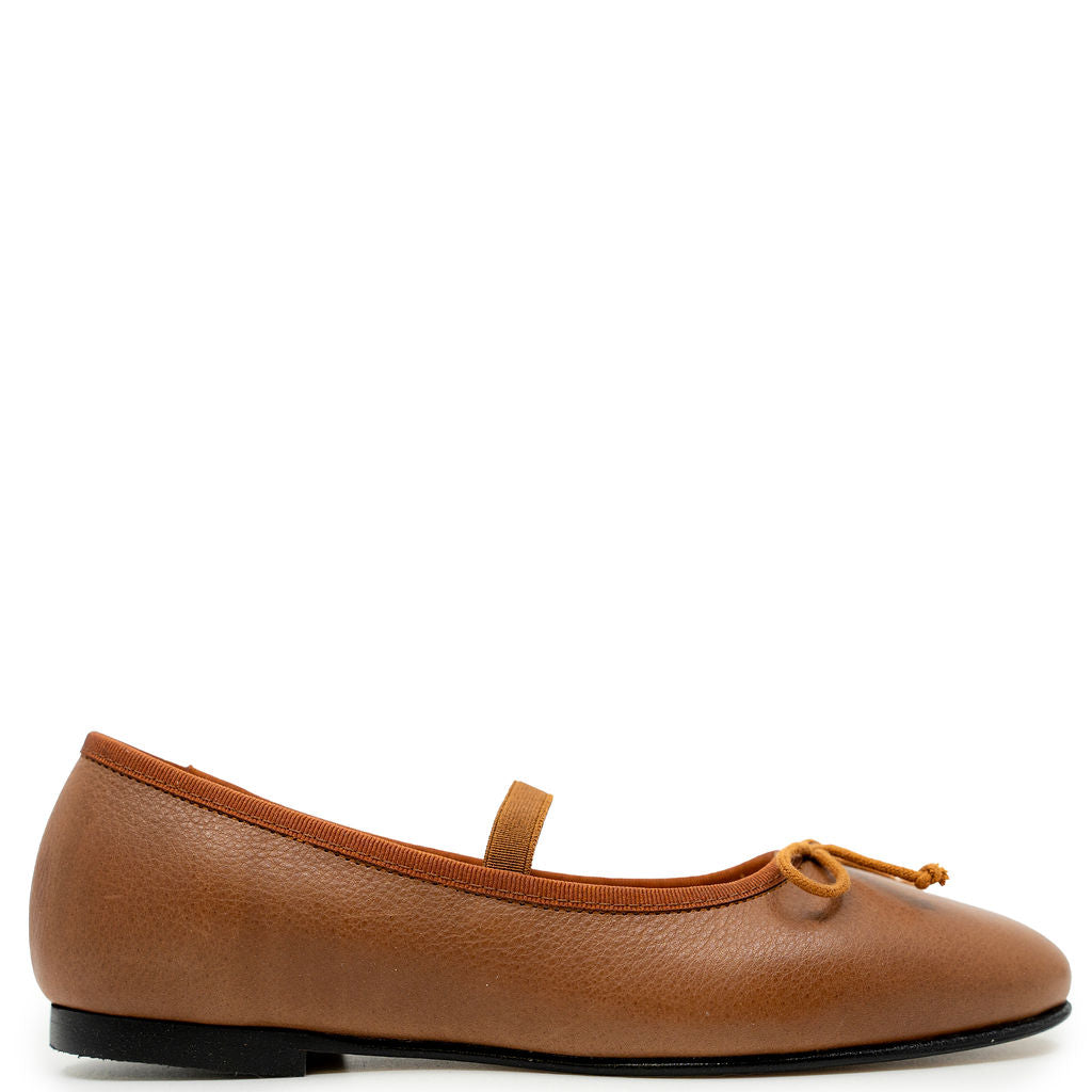 Spain+Co Luggage Leather Elastic Flat-Tassel Children Shoes