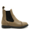 Blublonc Olive Taupe Elastic Boot-Tassel Children Shoes