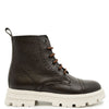 Blublonc Chocolate Leather Boot-Tassel Children Shoes