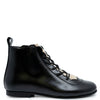 Sonatina Black Scalloped Lace Bootie-Tassel Children Shoes