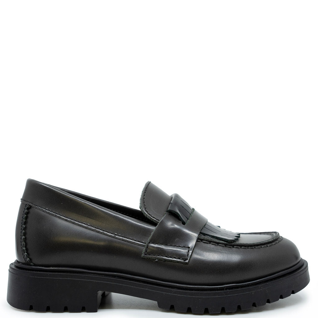 Blublonc Smoke Fringe Loafer-Tassel Children Shoes