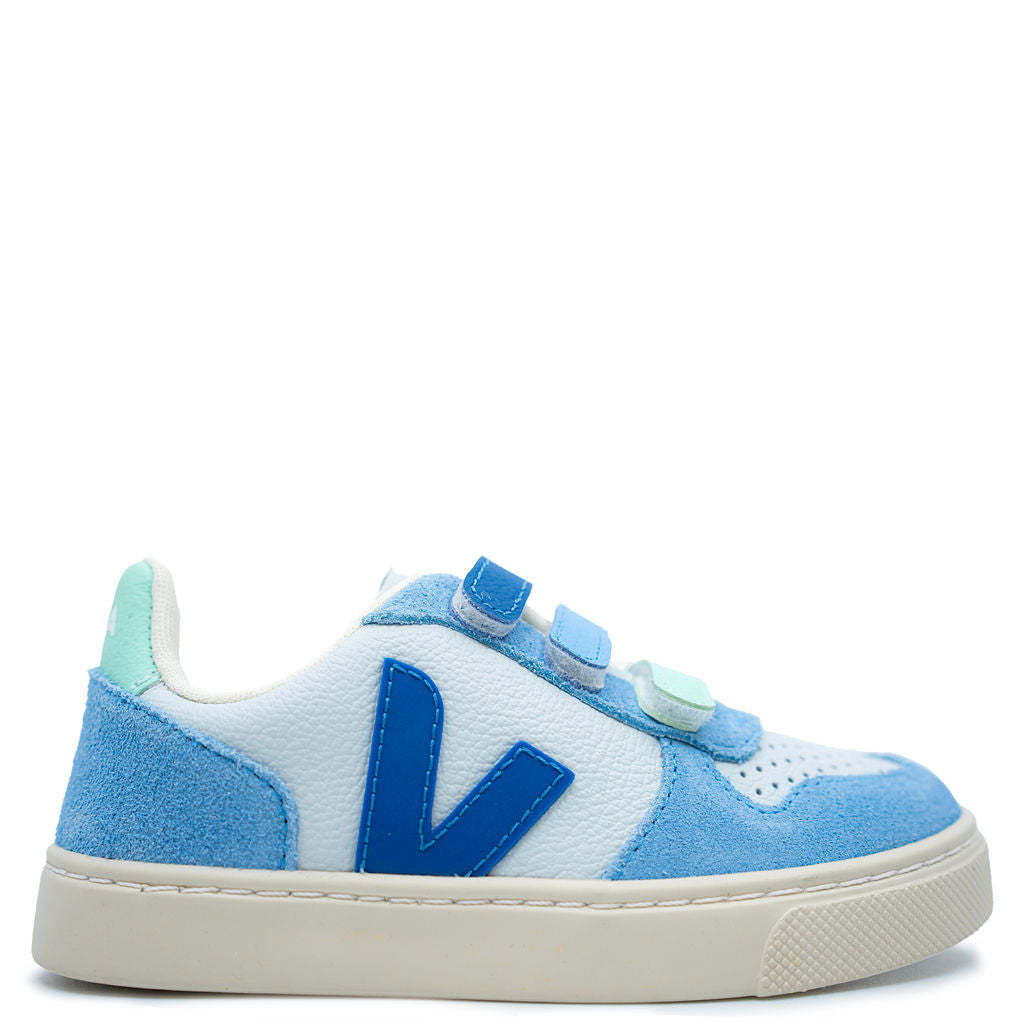 Veja Ice Multico Indigo Velcro Sneaker - Tassel Children Shoes Veja Ice Multico Indigo Velcro Sneaker - Tassel Children Shoes