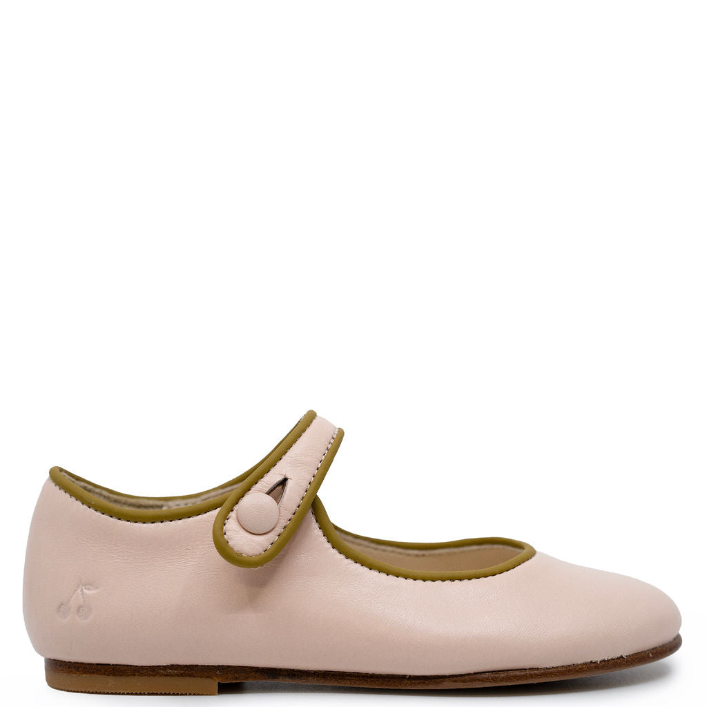 Bonpoint Pink Ella Mary Jane-Tassel Children Shoes