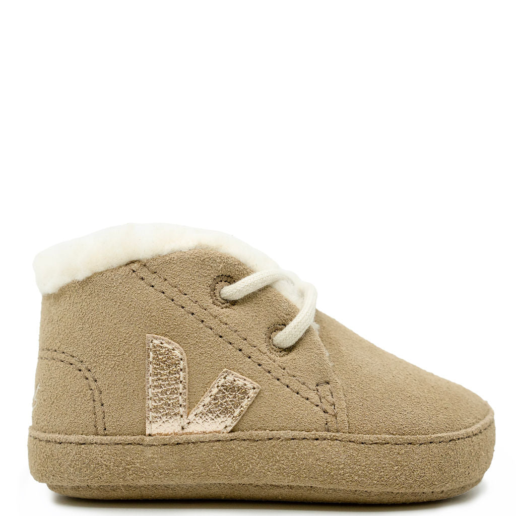 Veja x Bonpoint Fur Softsole-Tassel Children Shoes