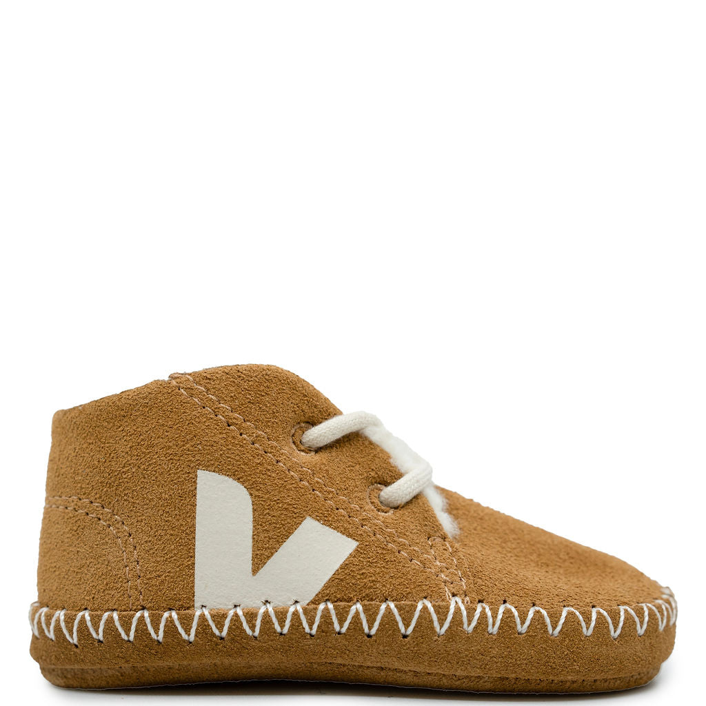 Veja Camel Fur Softsole-Tassel Children Shoes