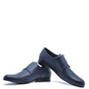 old old Atlanta Mocassin Navy Grain Double Monk Dress Shoe-Tassel Children Shoes