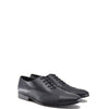 old old Atlanta Mocassin Navy Textured Contrast Lace-Up-Tassel Children Shoes