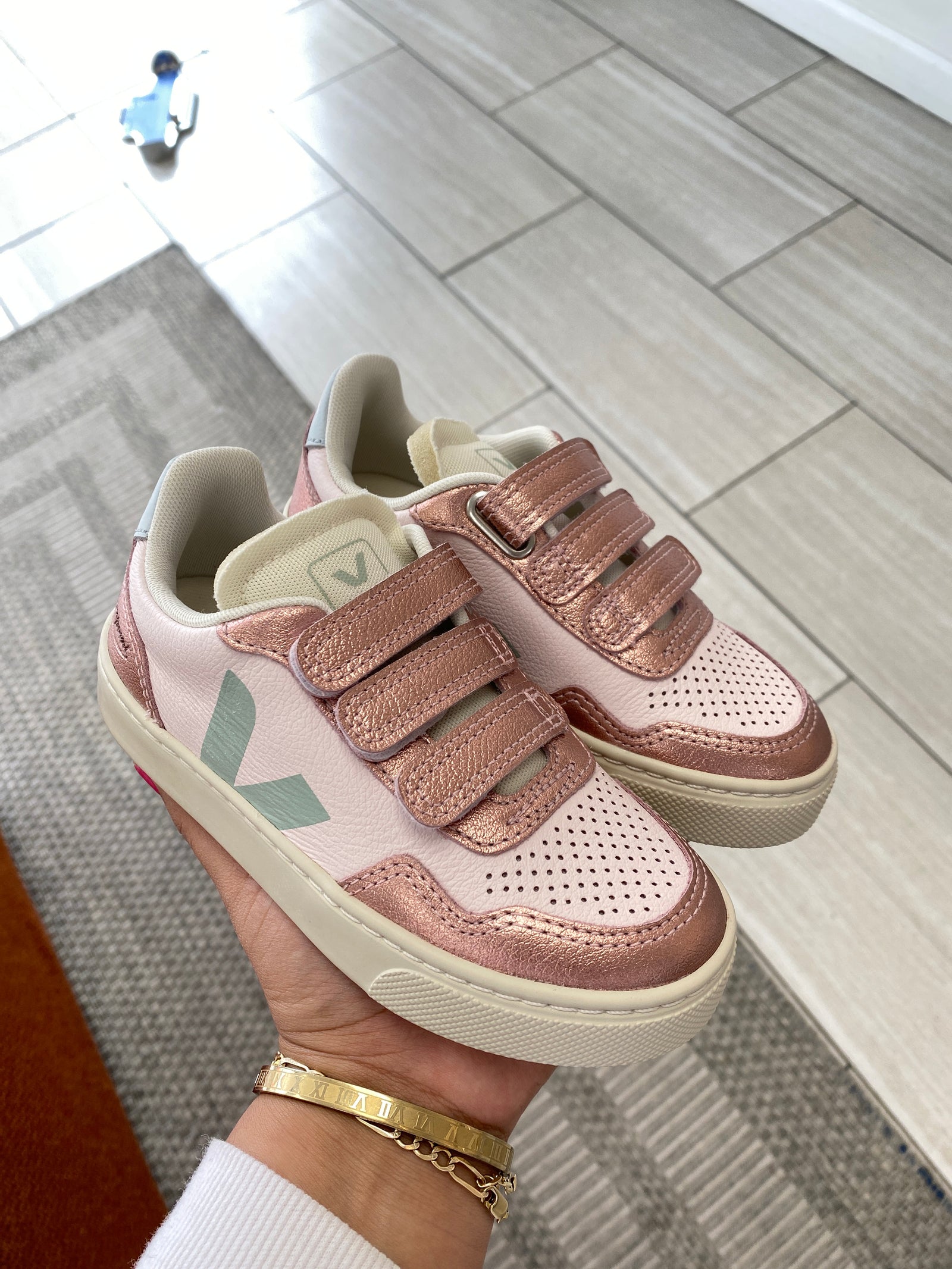 Veja x Bonpoint Lassi Sun Sneaker-Tassel Children Shoes